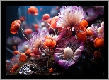 Podwodne, Rośliny, Kwiaty, Grafika